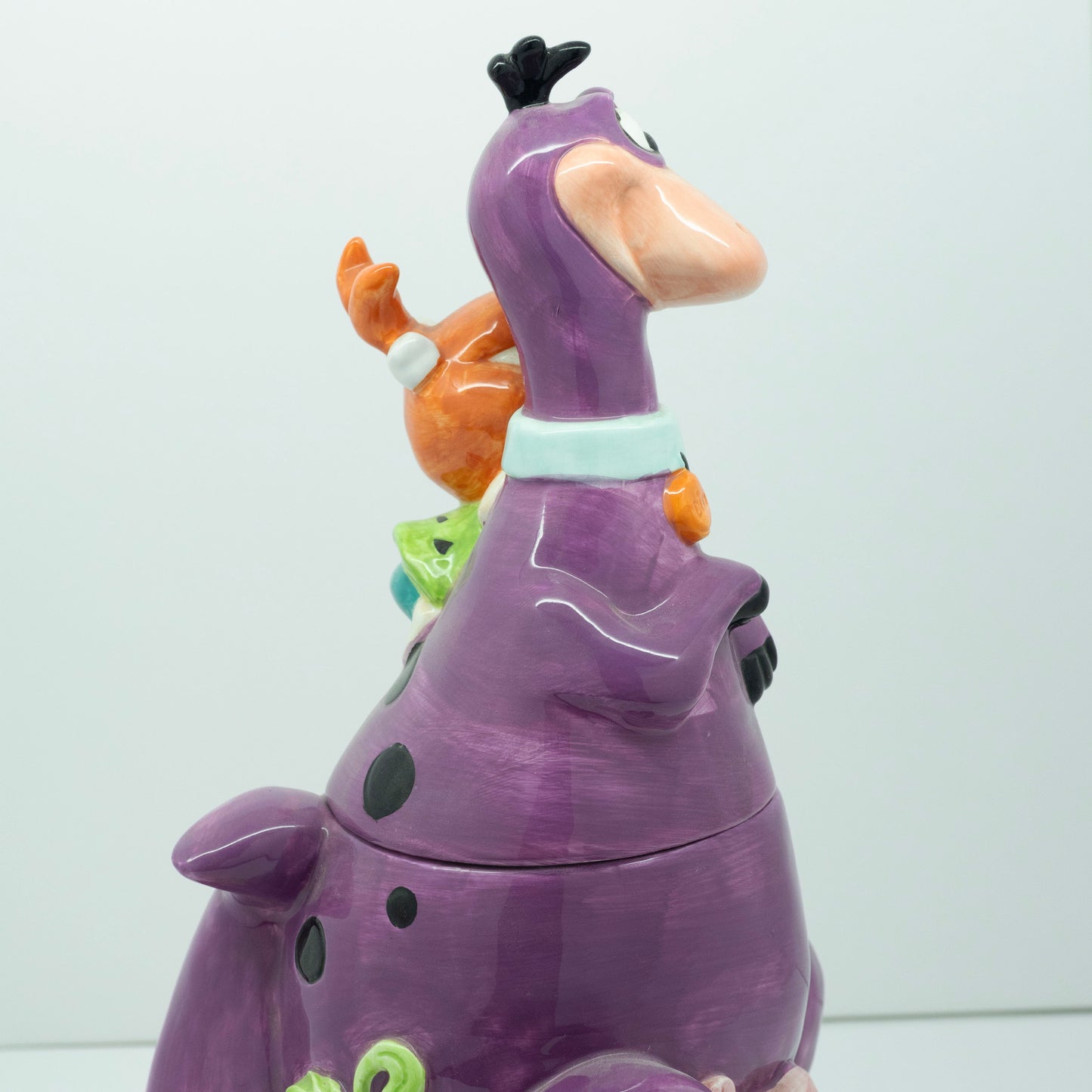 Flintstones Dino and Pebbles Cookie Jar - Vintage - Original Box