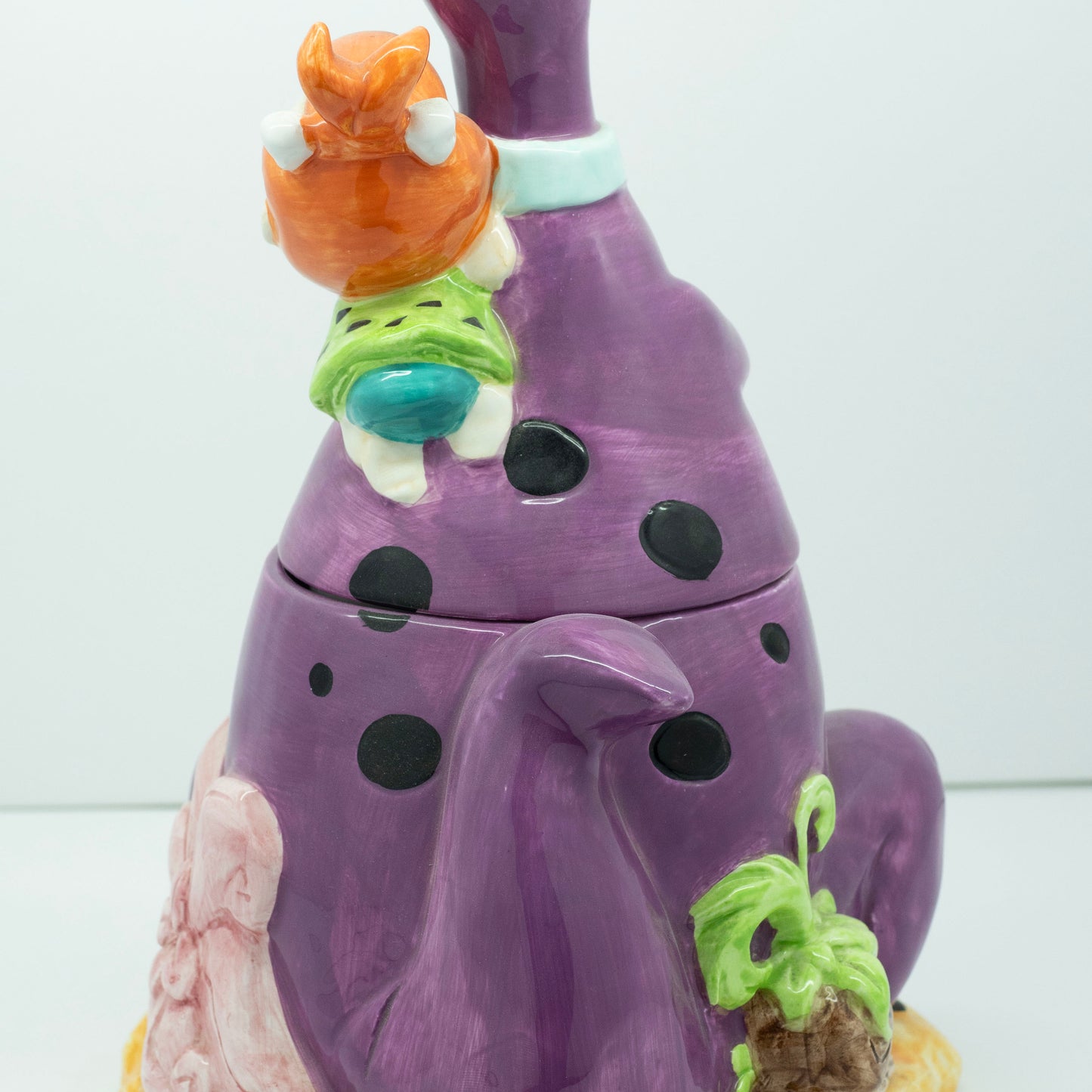 Flintstones Dino and Pebbles Cookie Jar - Vintage - Original Box