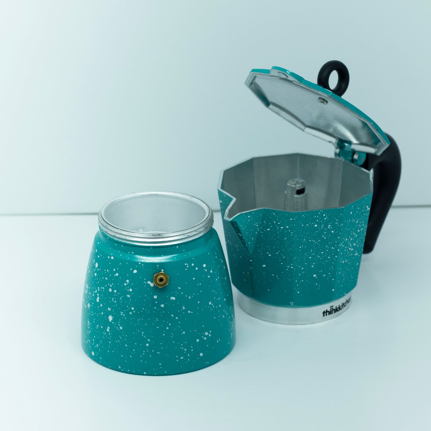 Espresso Maker-Think Kitchen Teal Green