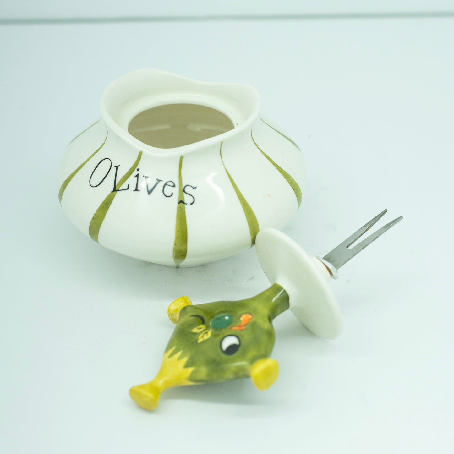 1958 - Holt Howard Olives Condiment Jar