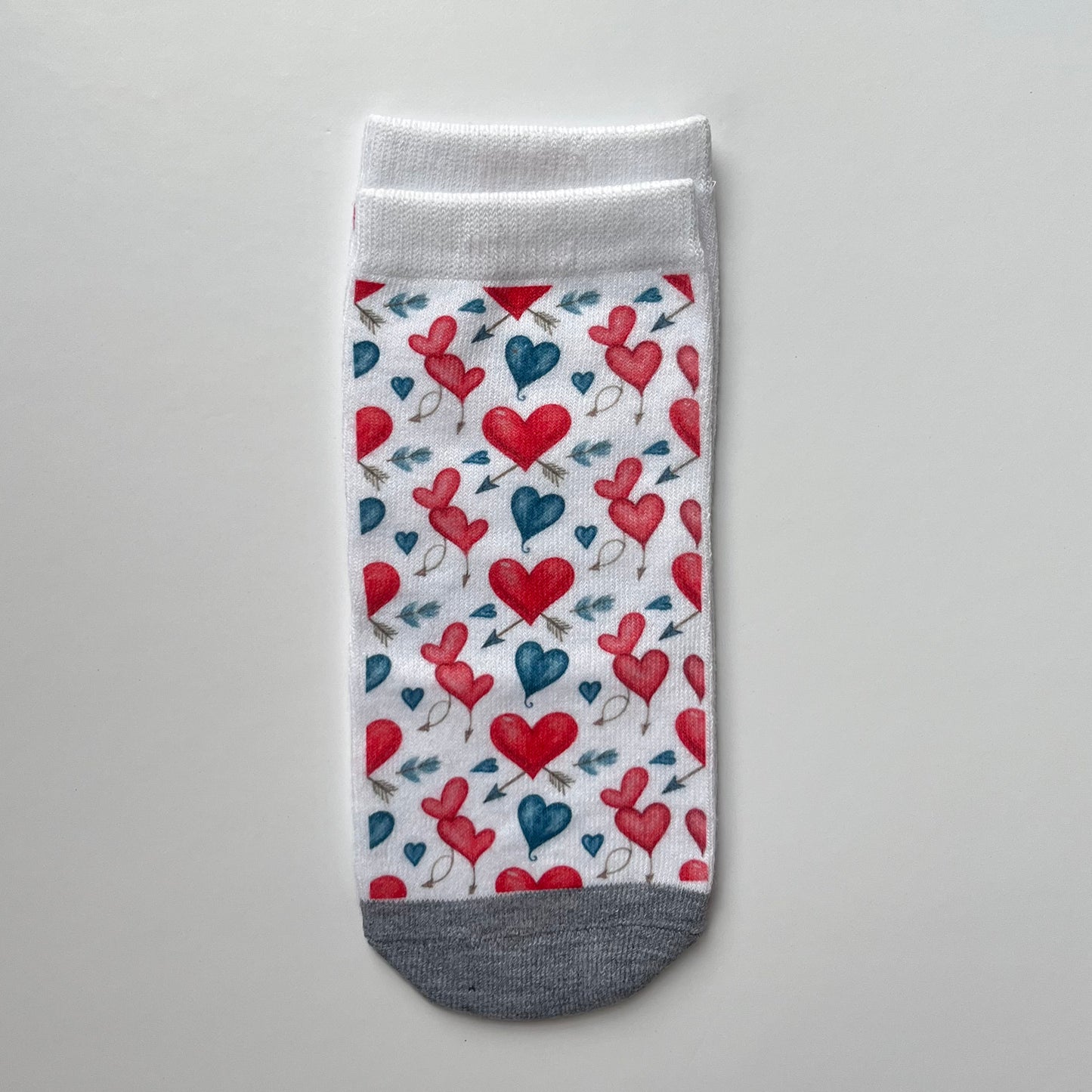 Heart Print Socks