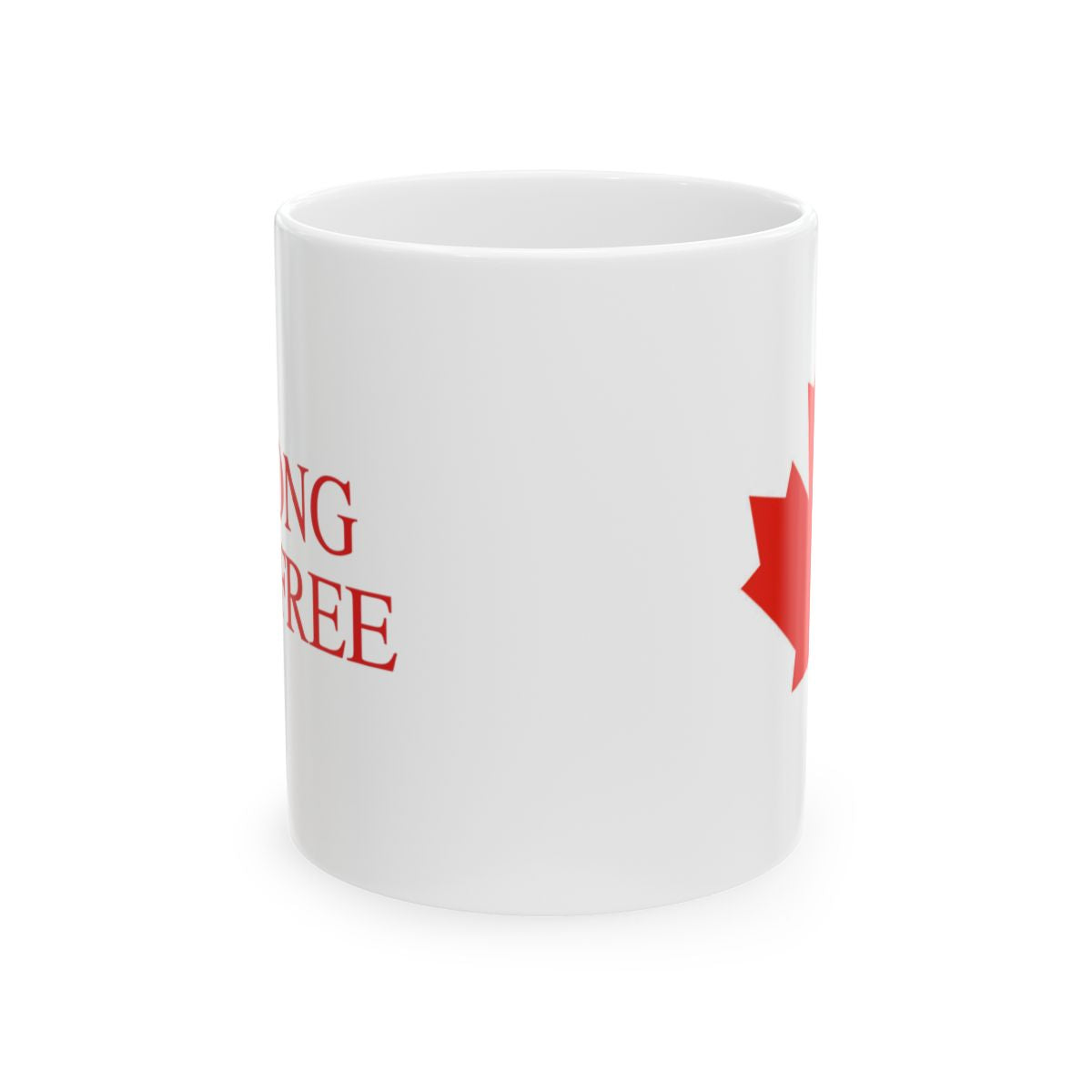 Strong And Free Canadian Coffee Mug
