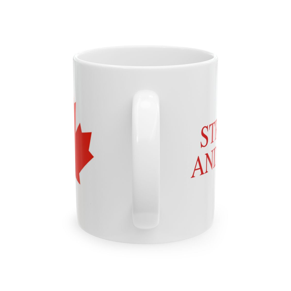 Strong And Free Canadian Coffee Mug