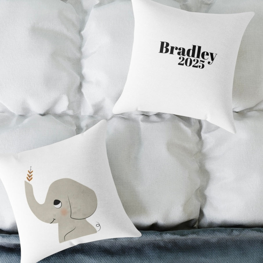 Kids Customizable Animal Pillow Cover 17" x 17"