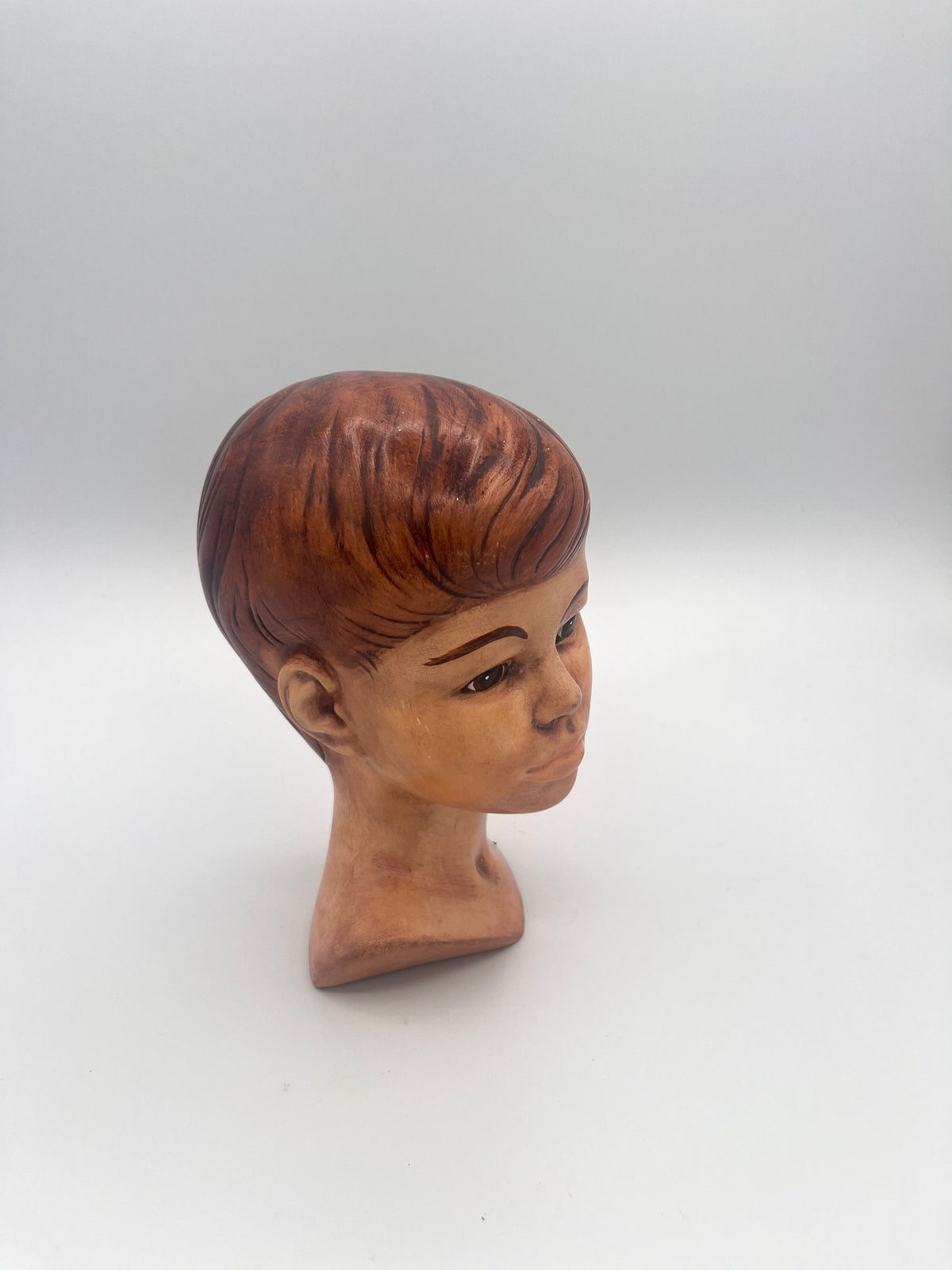 Vintage Ceramic Child Head Bust Figurine