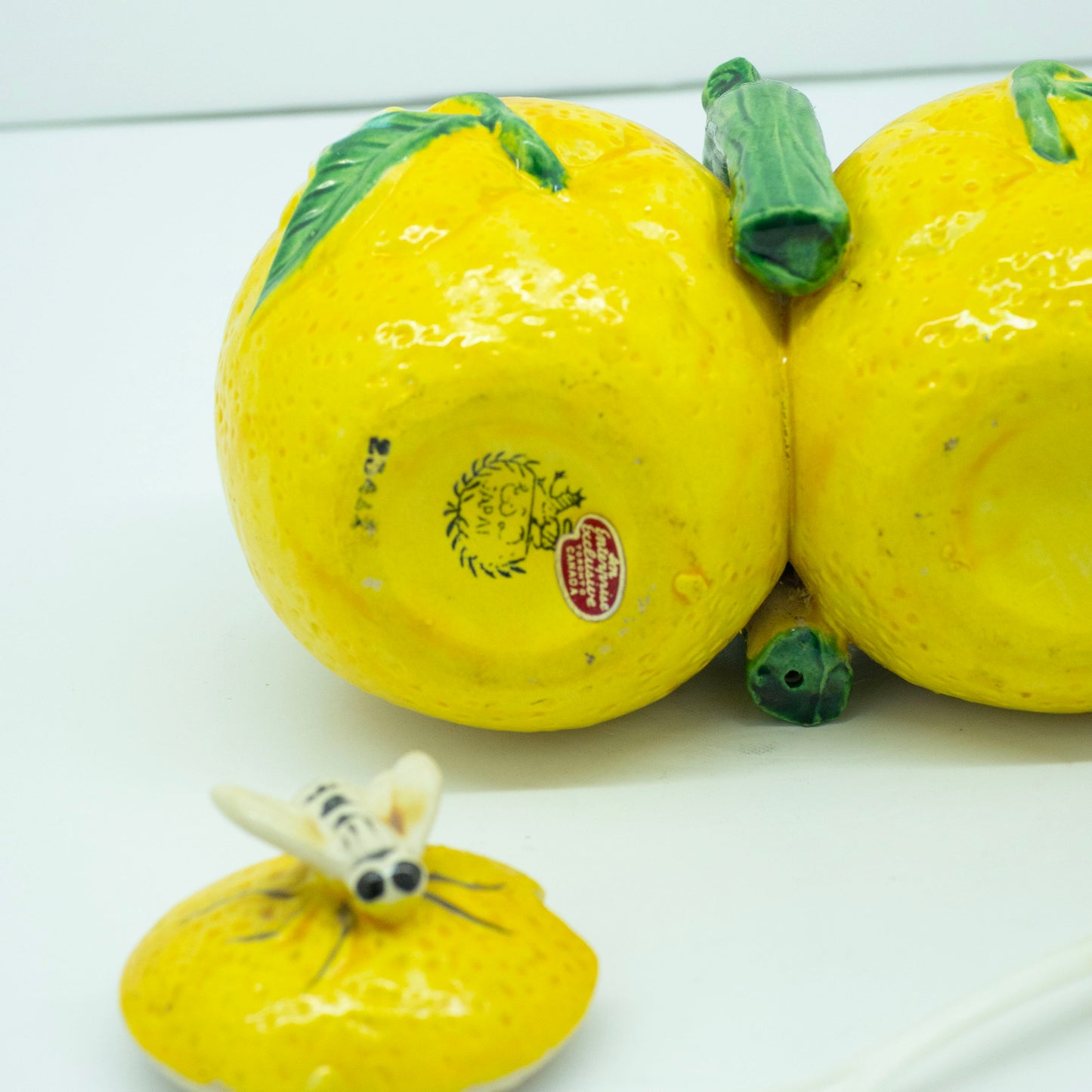 Kitsch Lemon Bee Sugar and Cream Bowl - ESD Japan