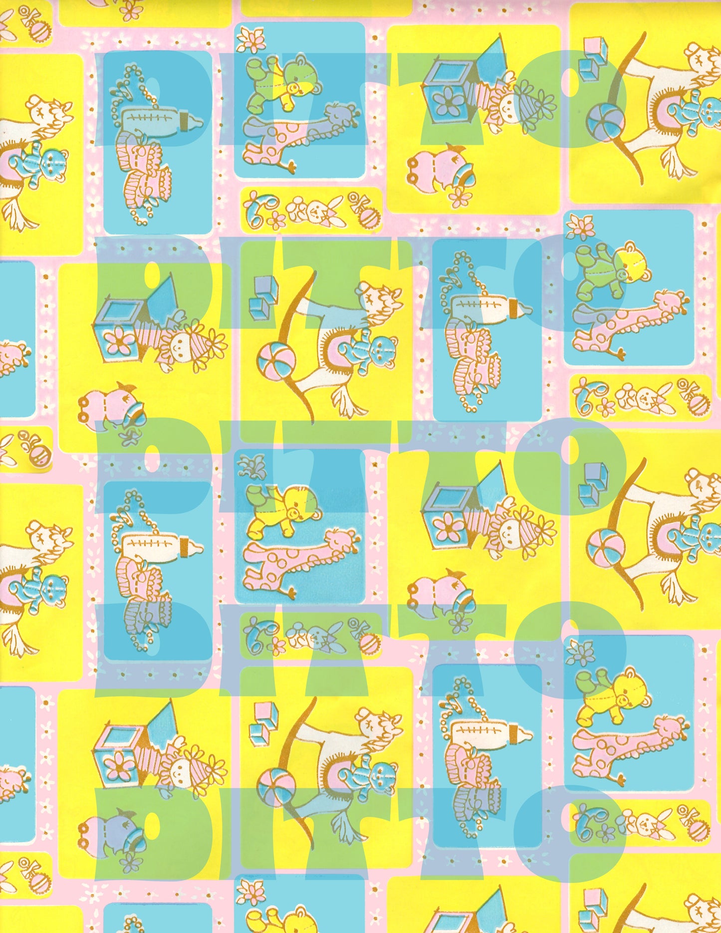 Vintage Reprint Wrapping Sheets