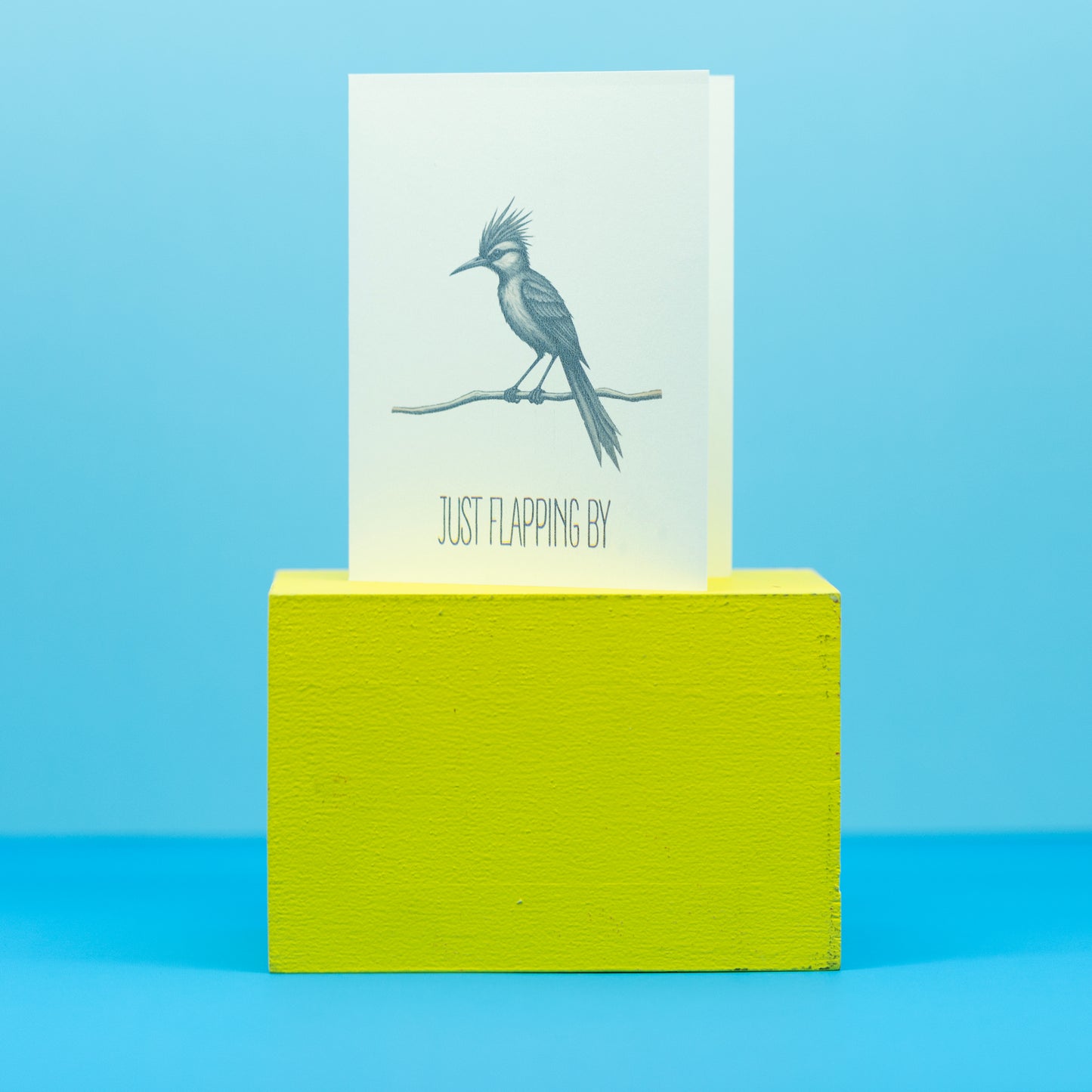 Greeting CardJust Flapping By
