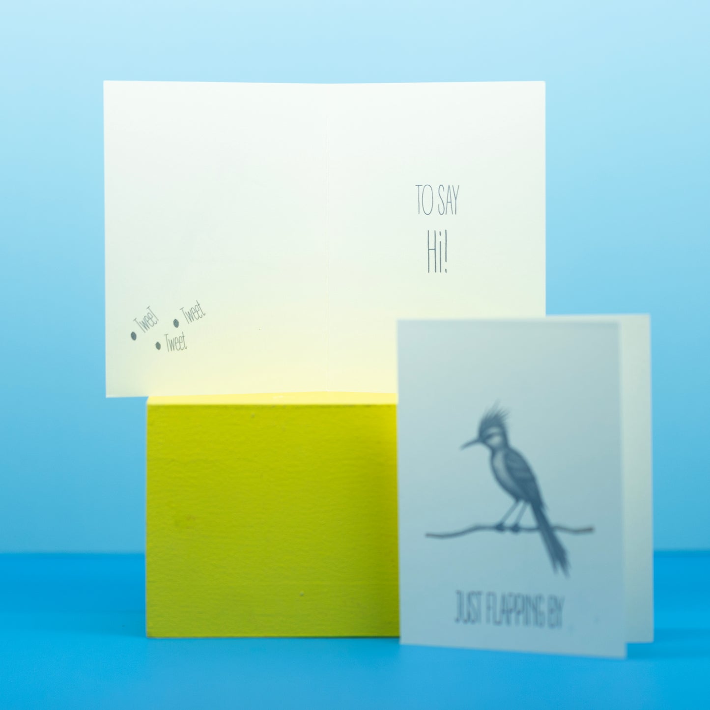 Greeting CardJust Flapping By