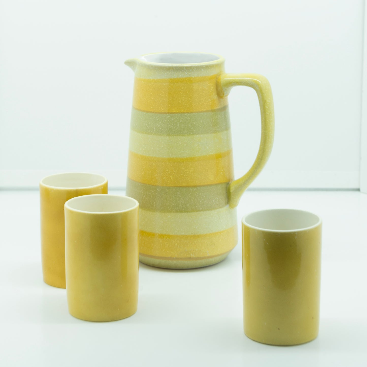 Holt Howard Ceramic Serving Jug with Cups