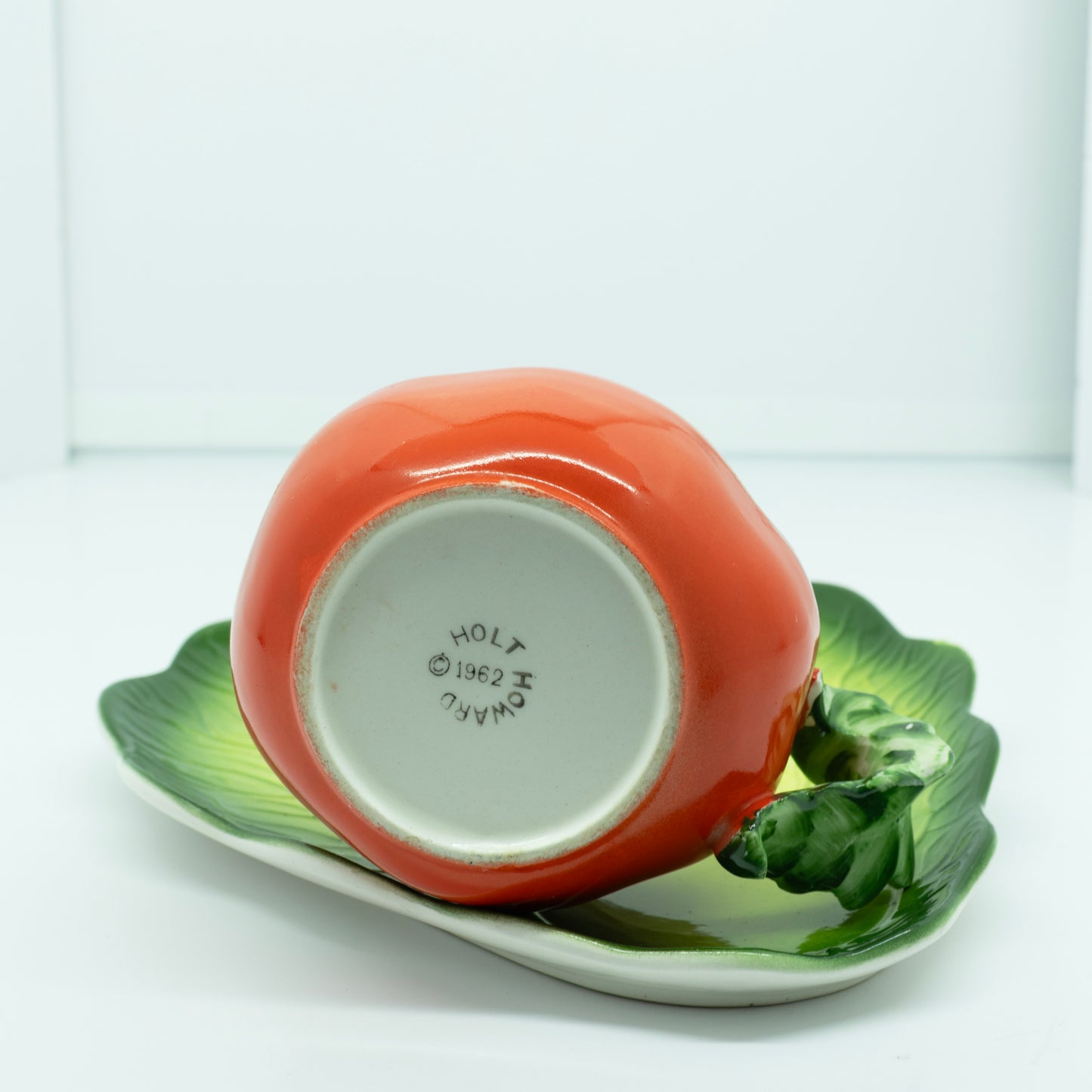 Holt Howard Tomato Mug and Lettuce Saucer