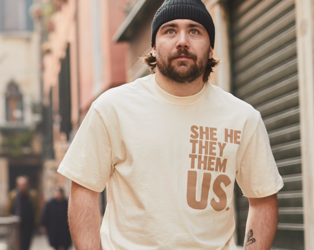 Pronouns 100% Organic Heavyweight Cotton Classic Fit Tee