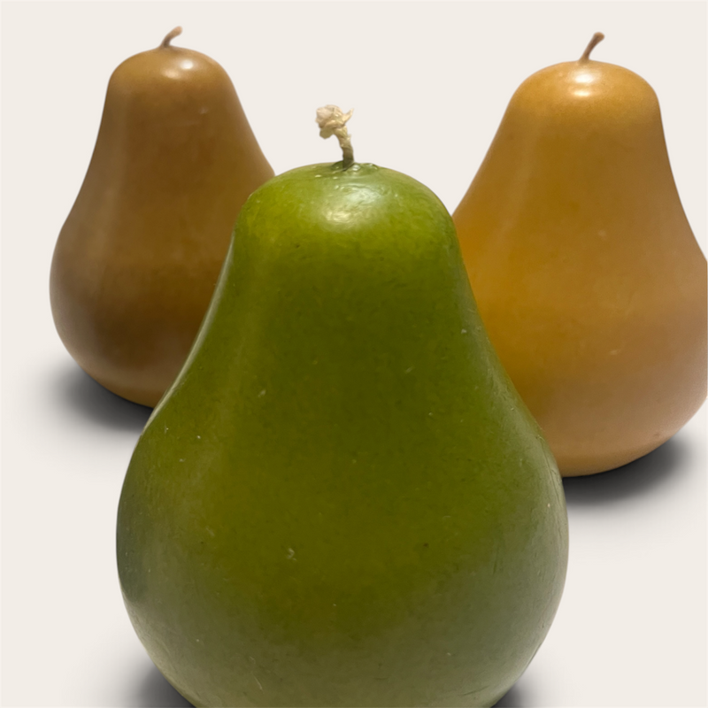 Vintage Pear Shaped Candles