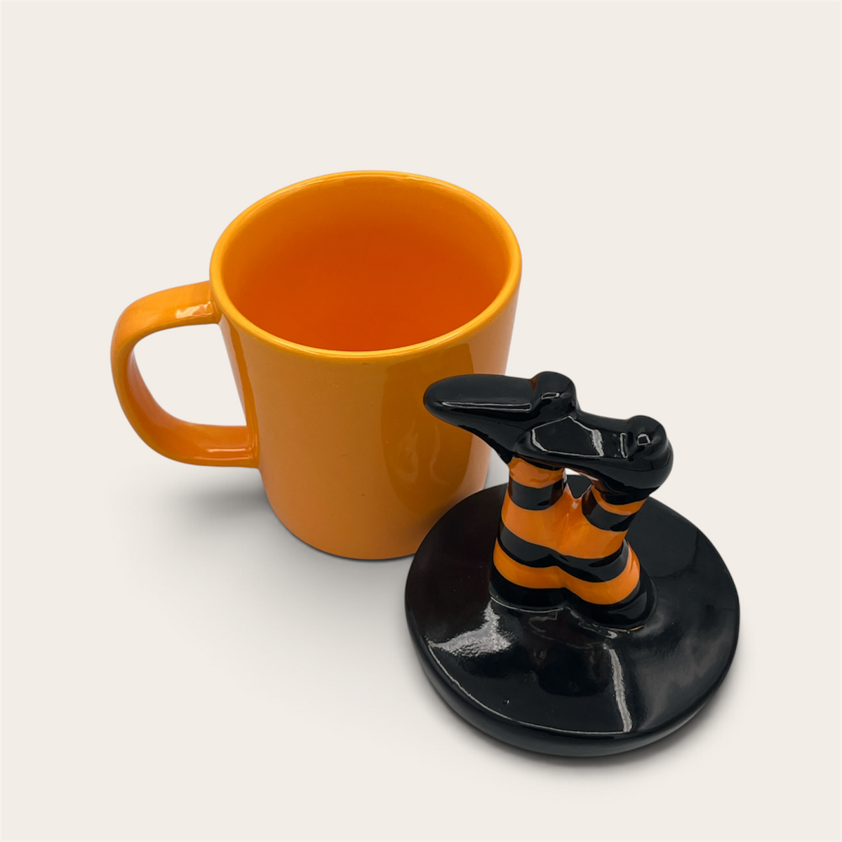 More Boos Please Halloween Mug with Witch Lid