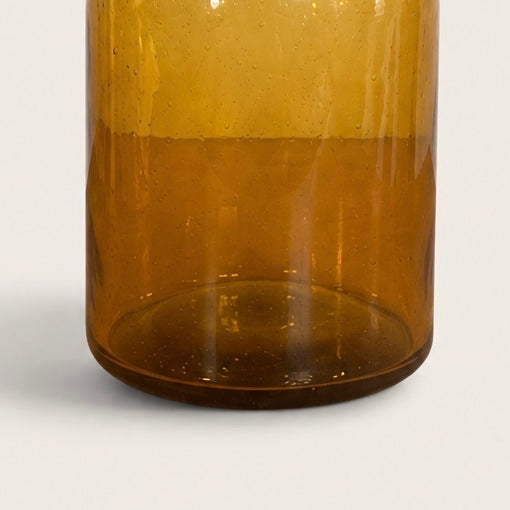 Amber Glass Vase