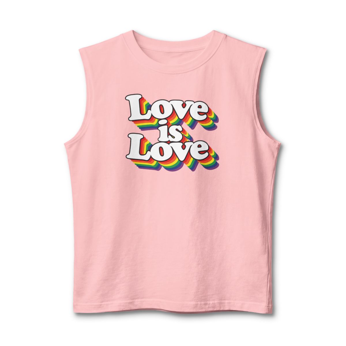 LOVE IS LOVE Muscle Tank