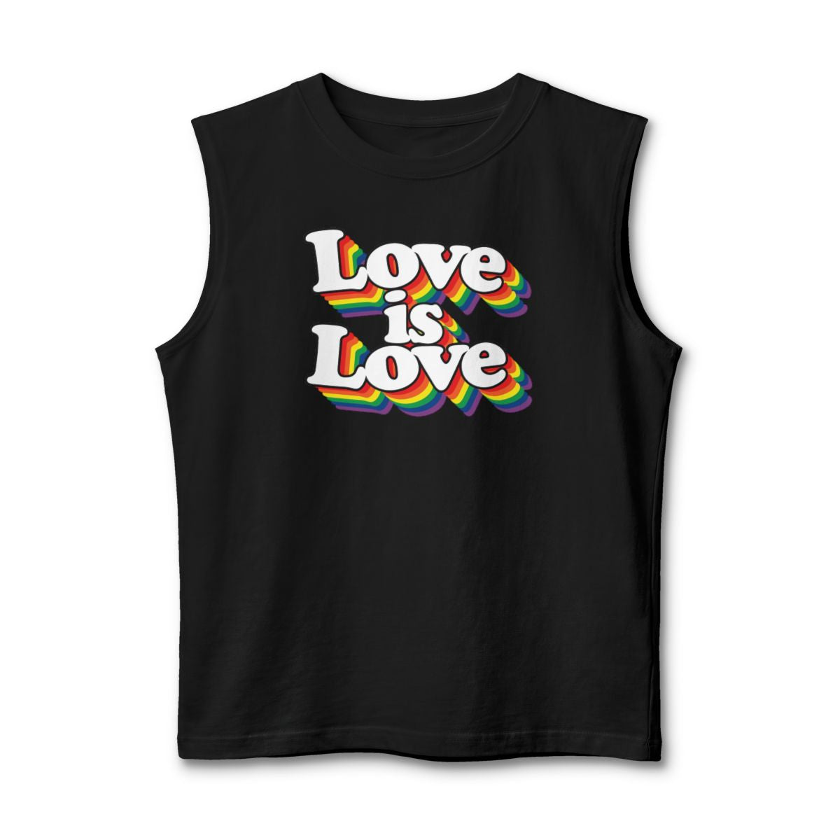 LOVE IS LOVE Muscle Tank