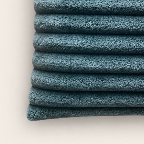 Ribbed Pewter Green Soft Pillow (Includes Pillow Insert)