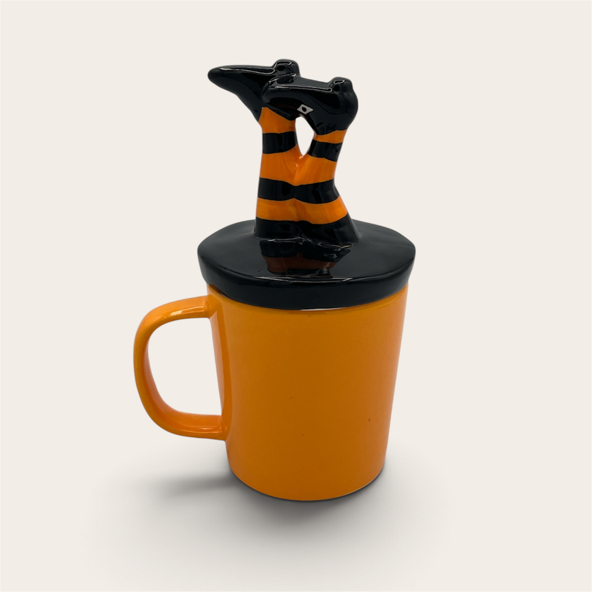 More Boos Please Halloween Mug with Witch Lid
