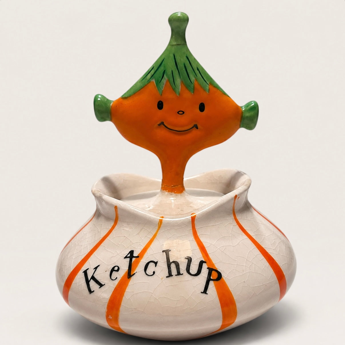 Holt Howard Ketchup Condiment Jar