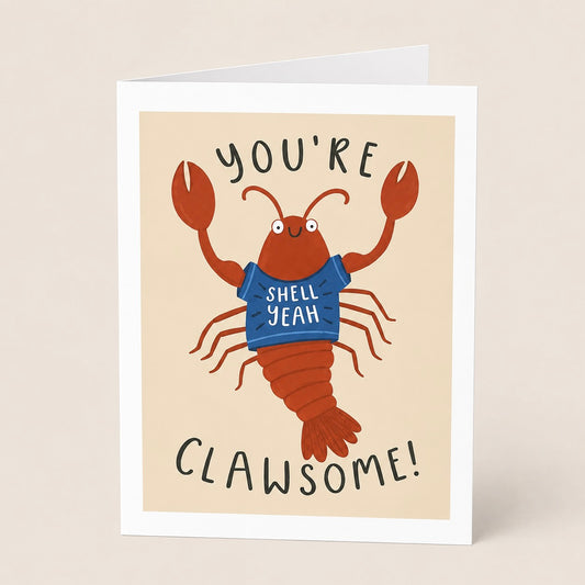 Thank You Card - You're Clawsome