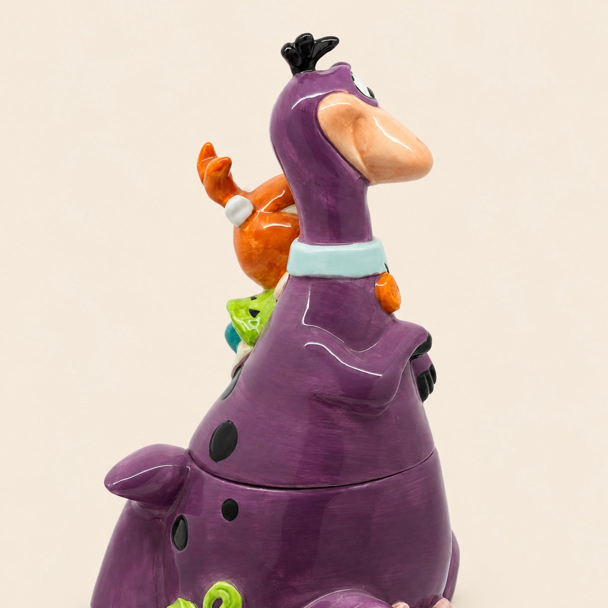 Flintstones Dino and Pebbles Cookie Jar - Vintage - Original Box