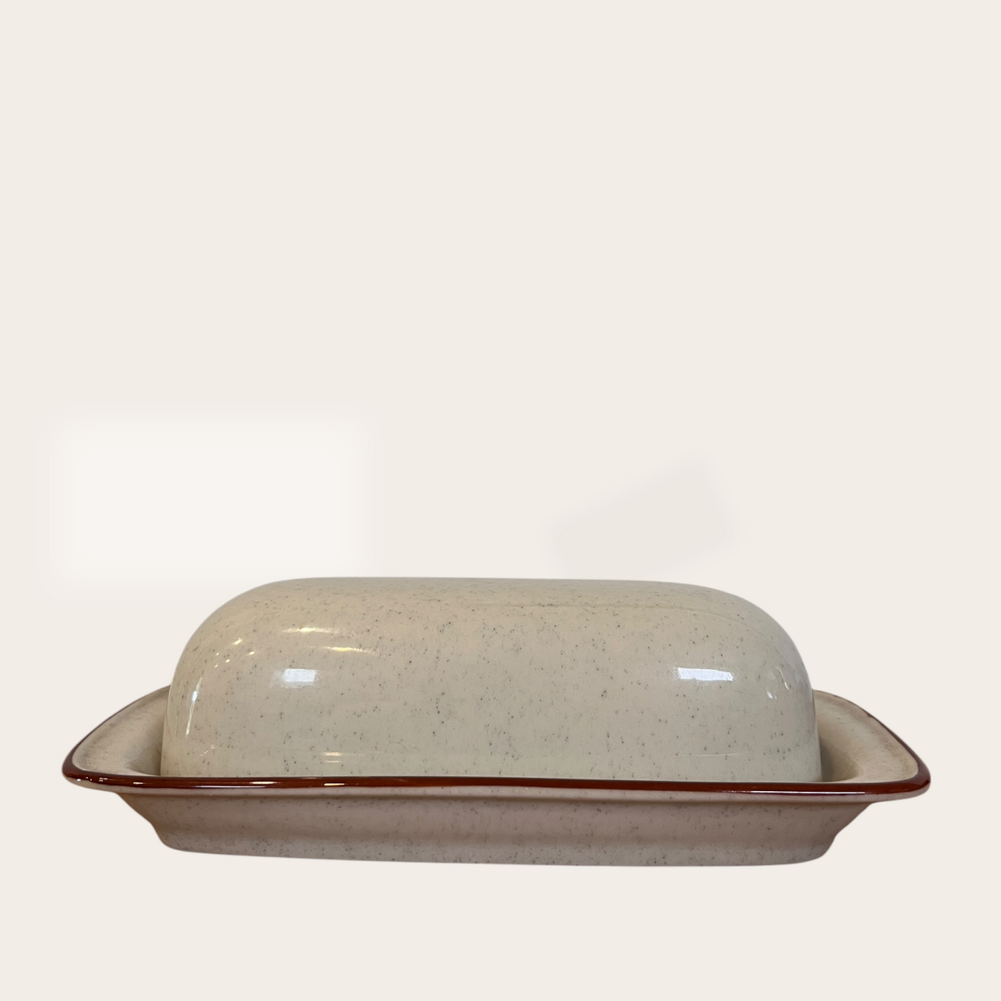 Vintage 1970s Scandia by Northland Stoneware Covered Butter Dish - Made in Japan