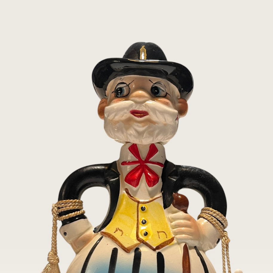 Vintage Rye Whiskey Ceramic Bottle – Character Decanter