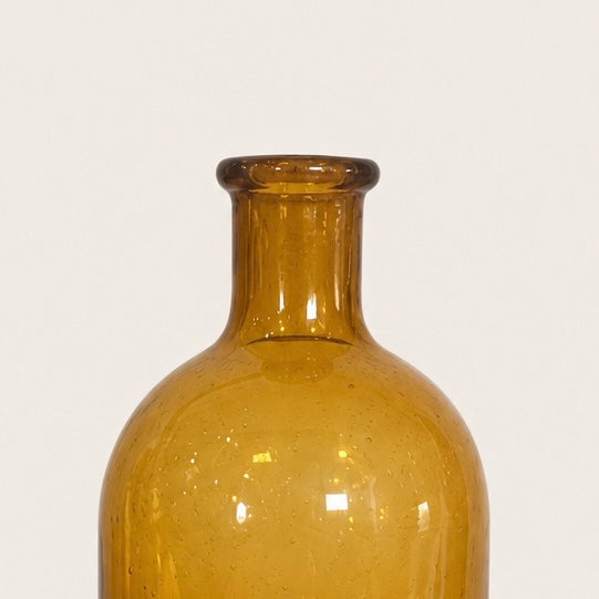 Amber Glass Vase