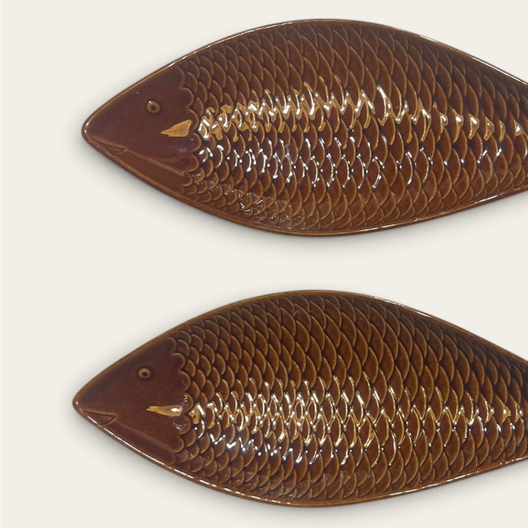 Stig Lindbergh for Gustavsberg “Fladen” Fish Dish - 1958