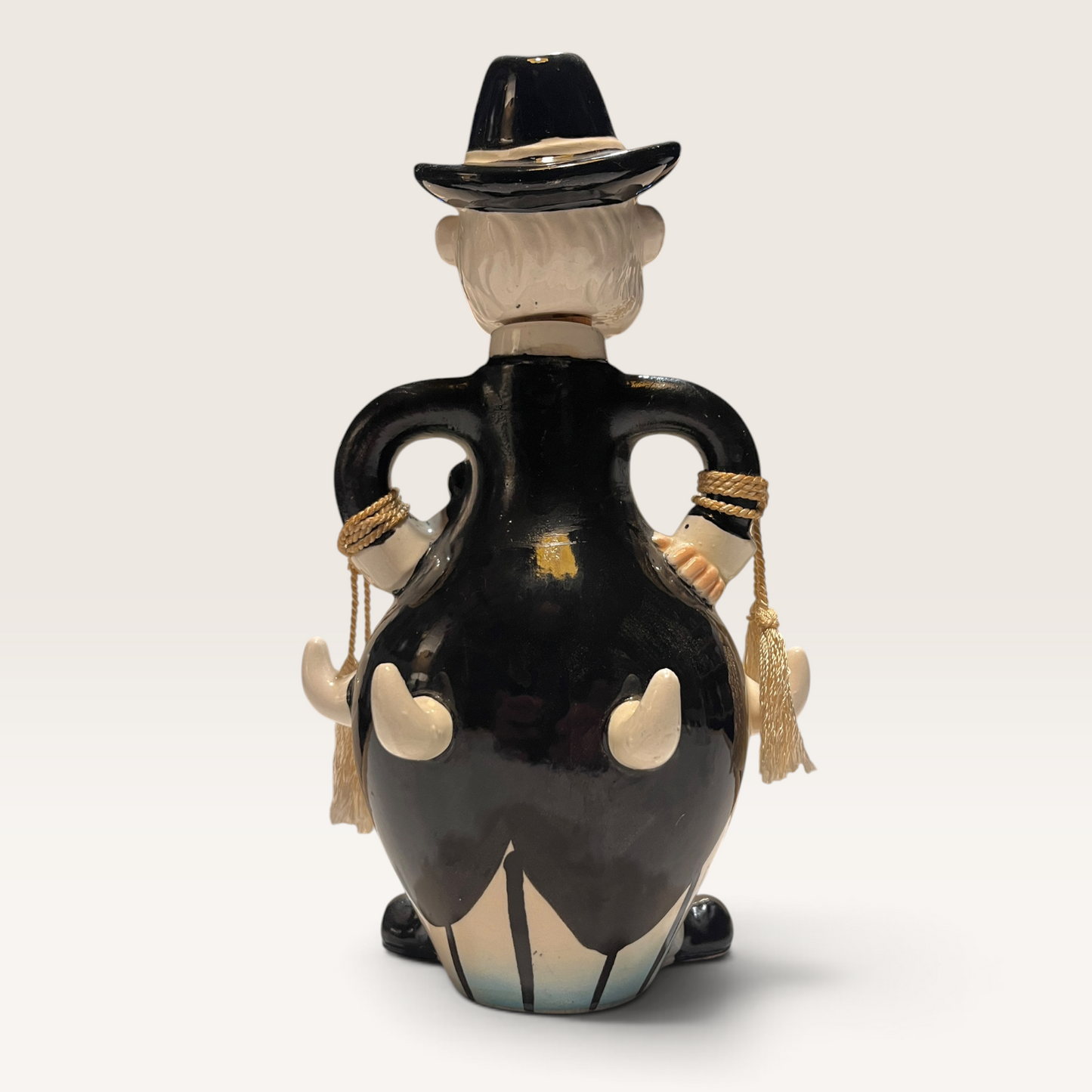 Vintage Rye Whiskey Ceramic Bottle – Character Decanter