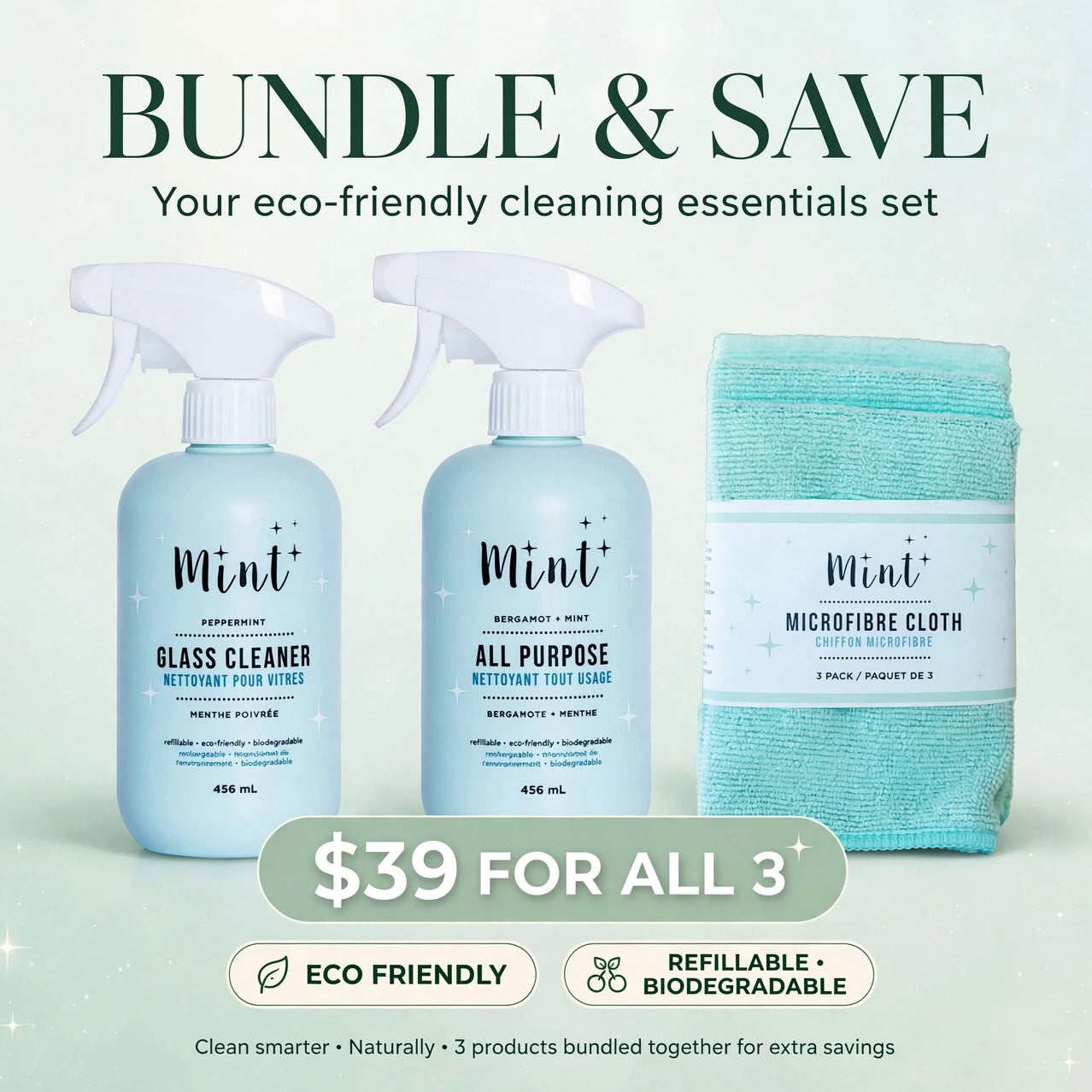 Mint Cleaning Bundle and Save