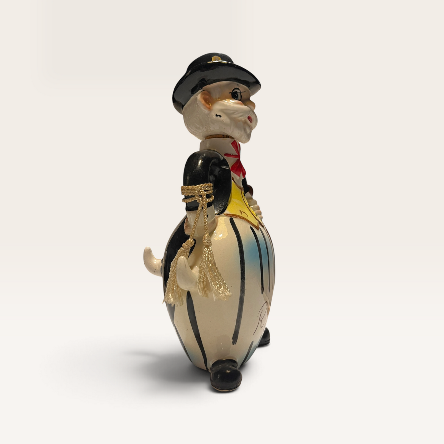 Vintage Rye Whiskey Ceramic Bottle – Character Decanter