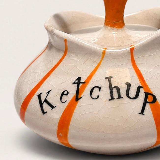 Holt Howard Ketchup Condiment Jar