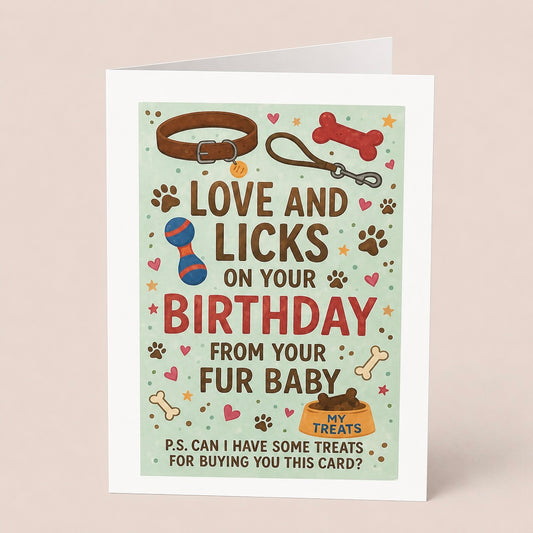 Birthday Cards From Pet Dogs - Fur Baby