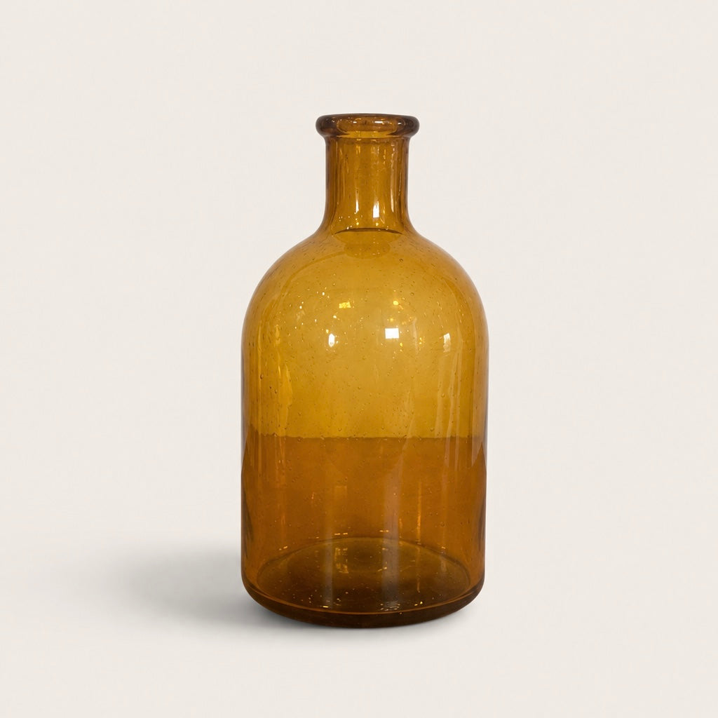 Amber Glass Vase