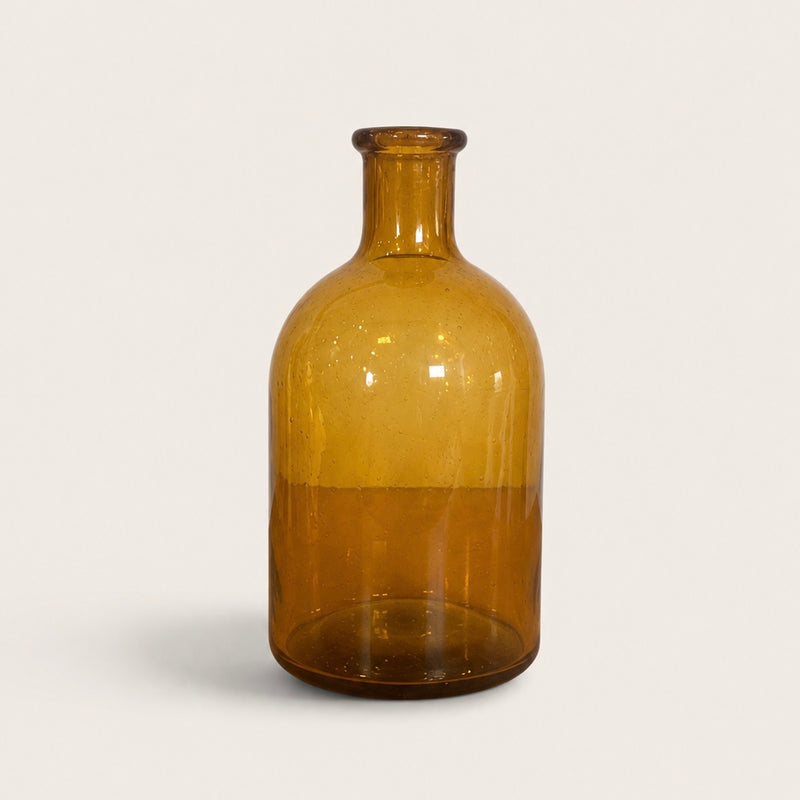 Amber Glass Vase
