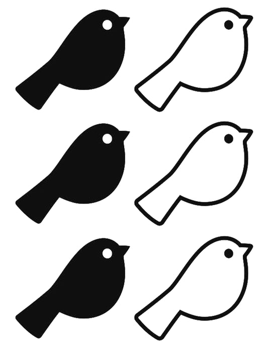 Save The Birds Window Decals