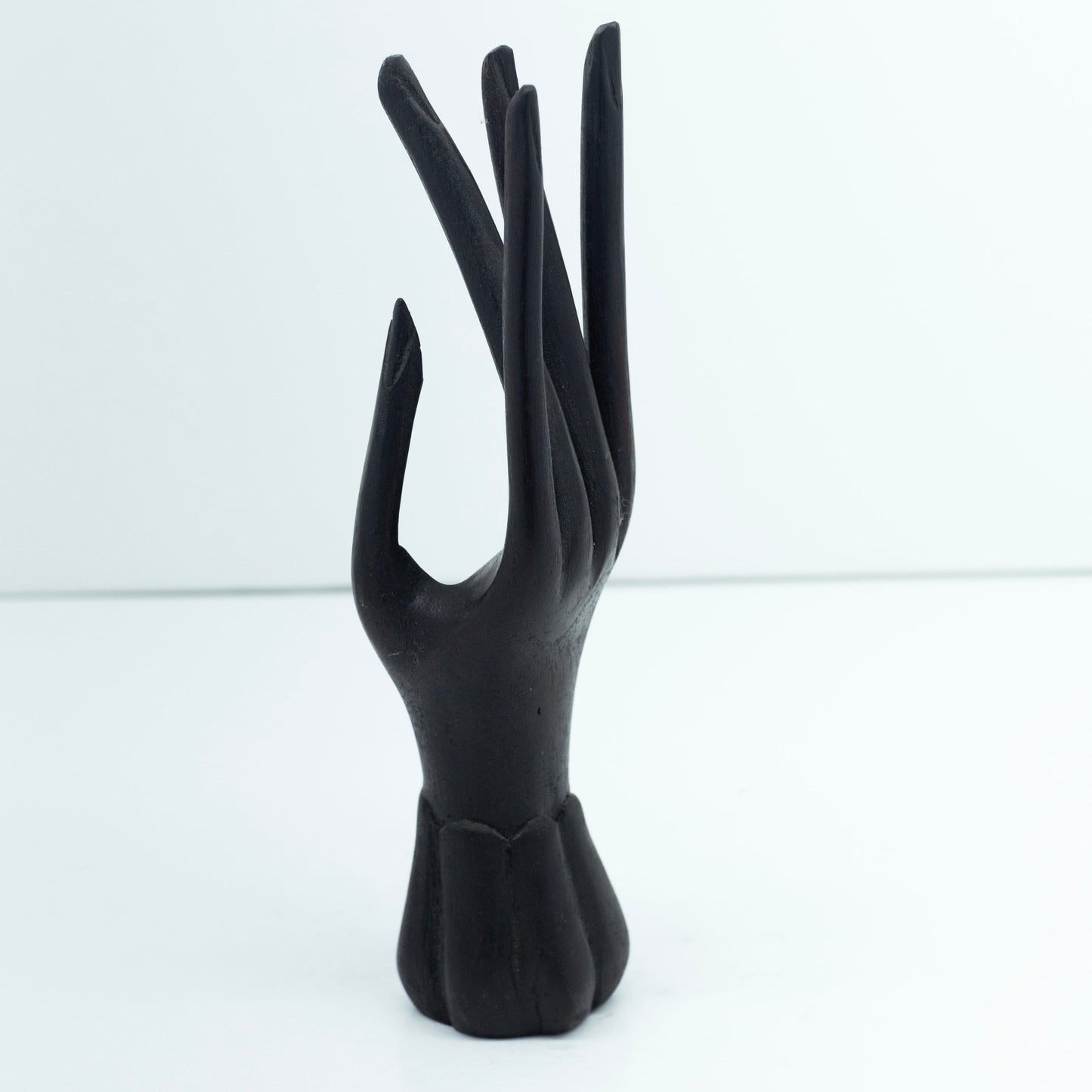 Vintage Black Wooden Hand