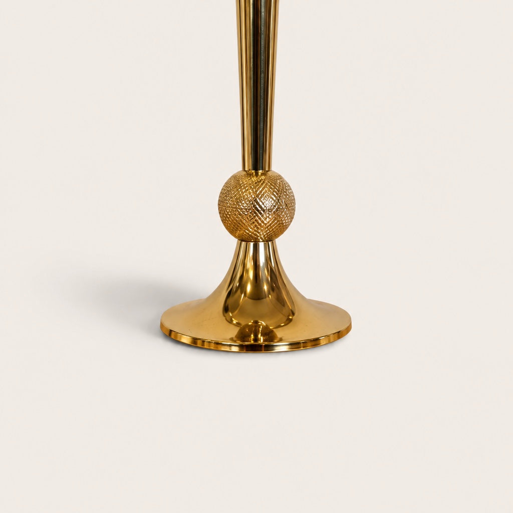Vintage Brass Ball Candlestick
