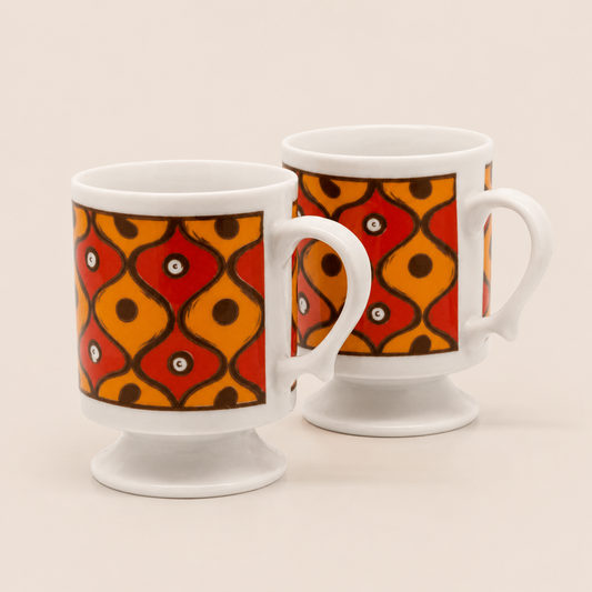1966 Holt Howard Pedestal Mugs