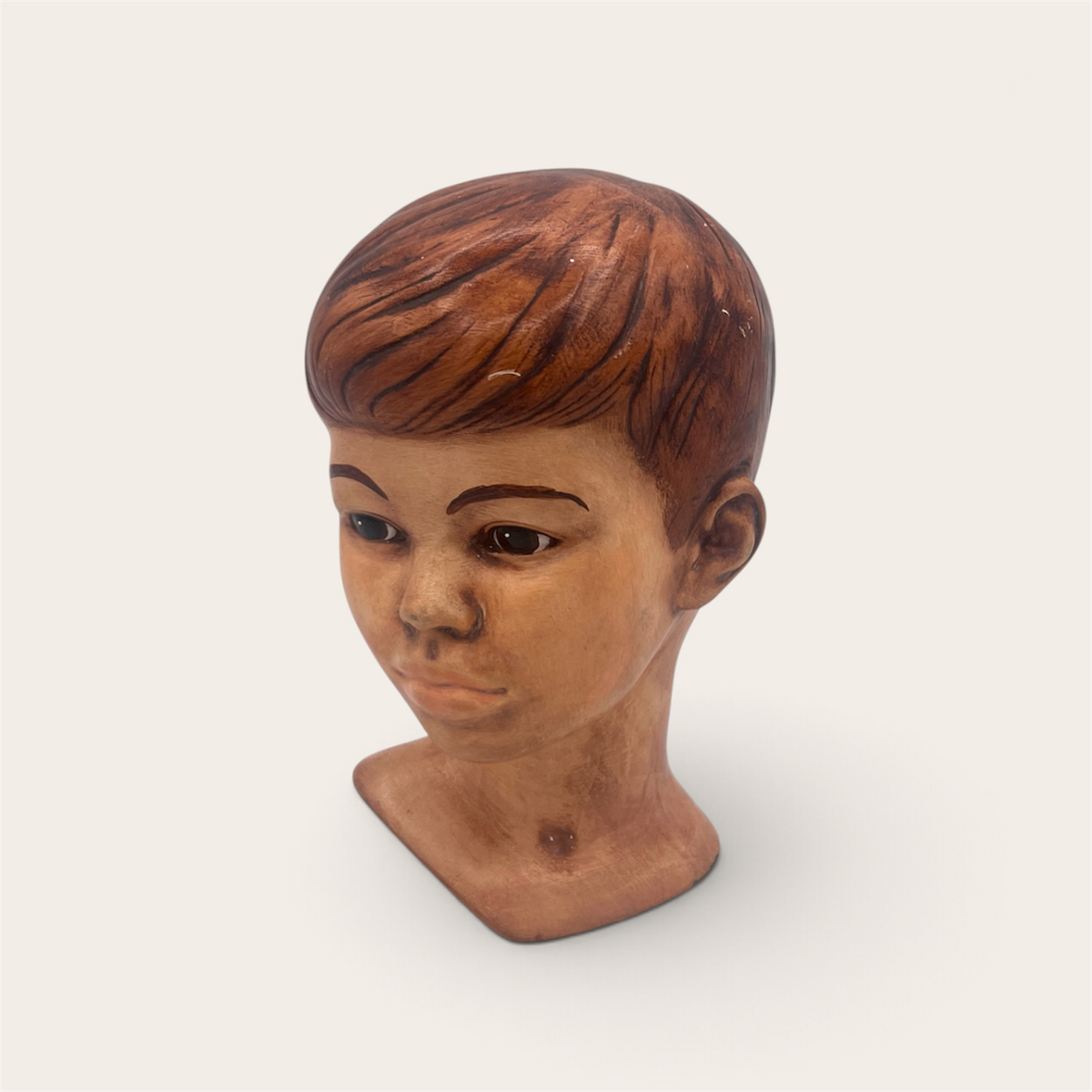 Vintage Ceramic Child Head Bust Figurine