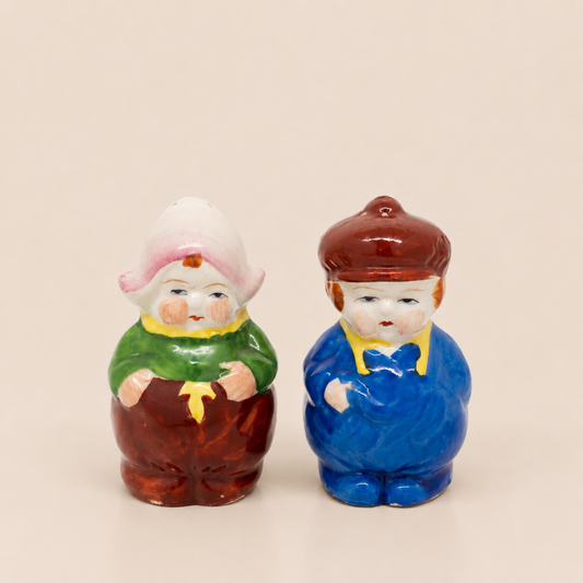 Dutch Man and Woman Salt and Pepper Shakers