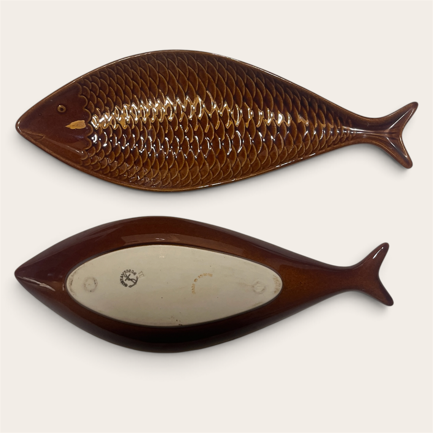 Stig Lindbergh for Gustavsberg “Fladen” Fish Dish - 1958