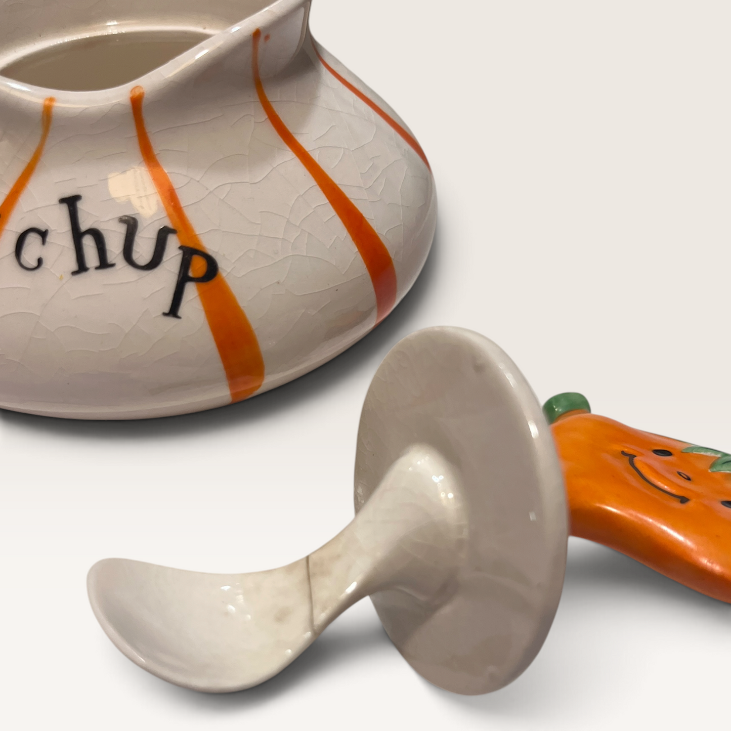 Holt Howard Ketchup Condiment Jar