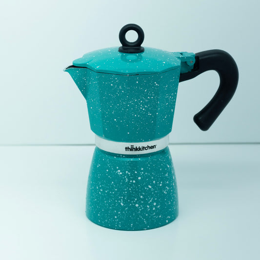 Espresso Maker-Think Kitchen Teal Green