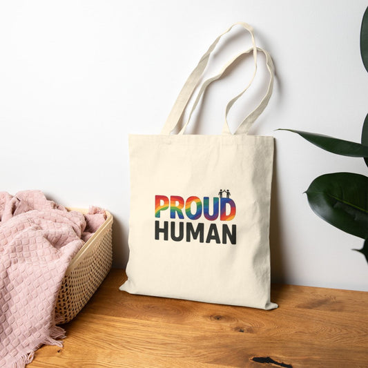 Proud Human Canvas Tote
