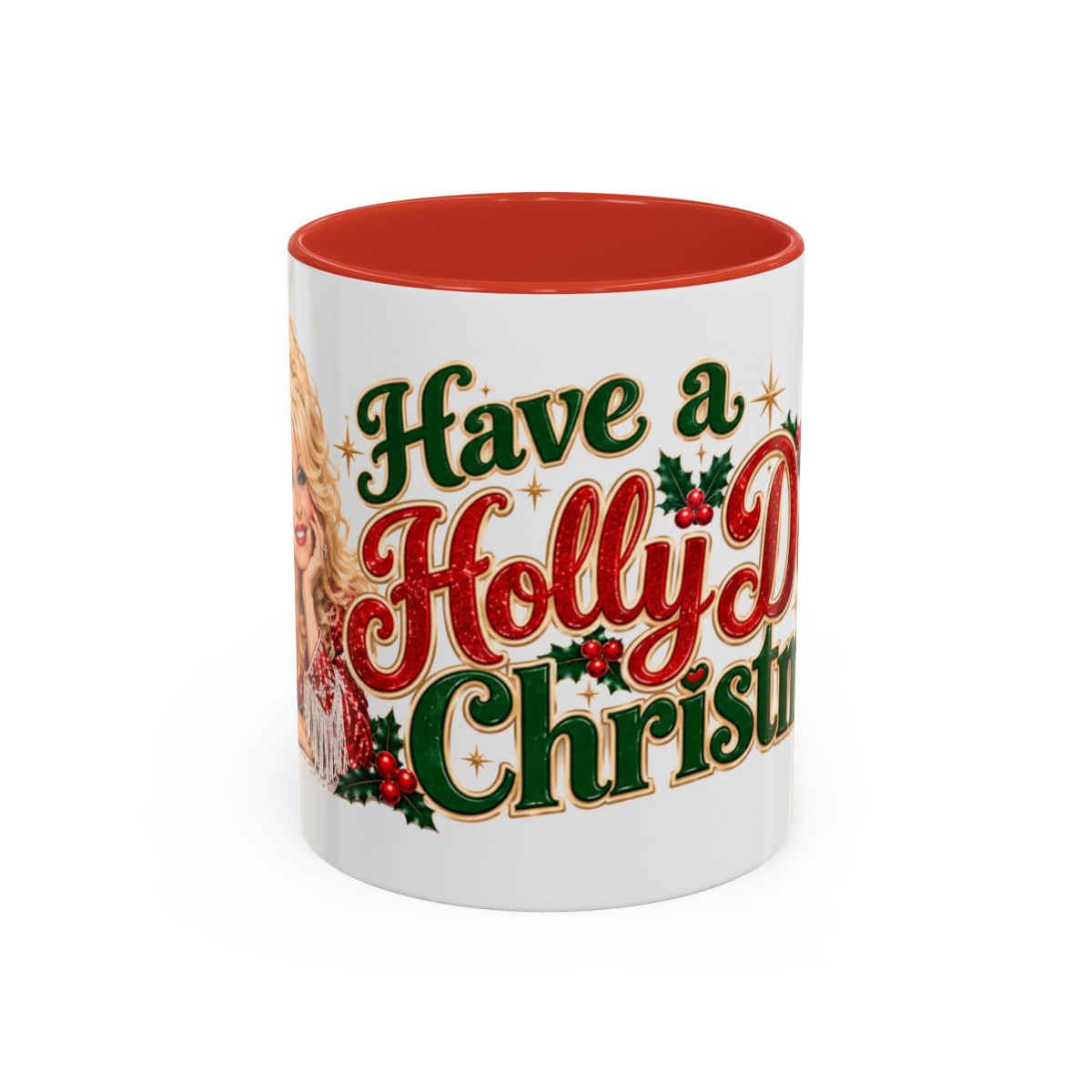 Dolly Parton Holly Dolly Christmas 11oz Mug