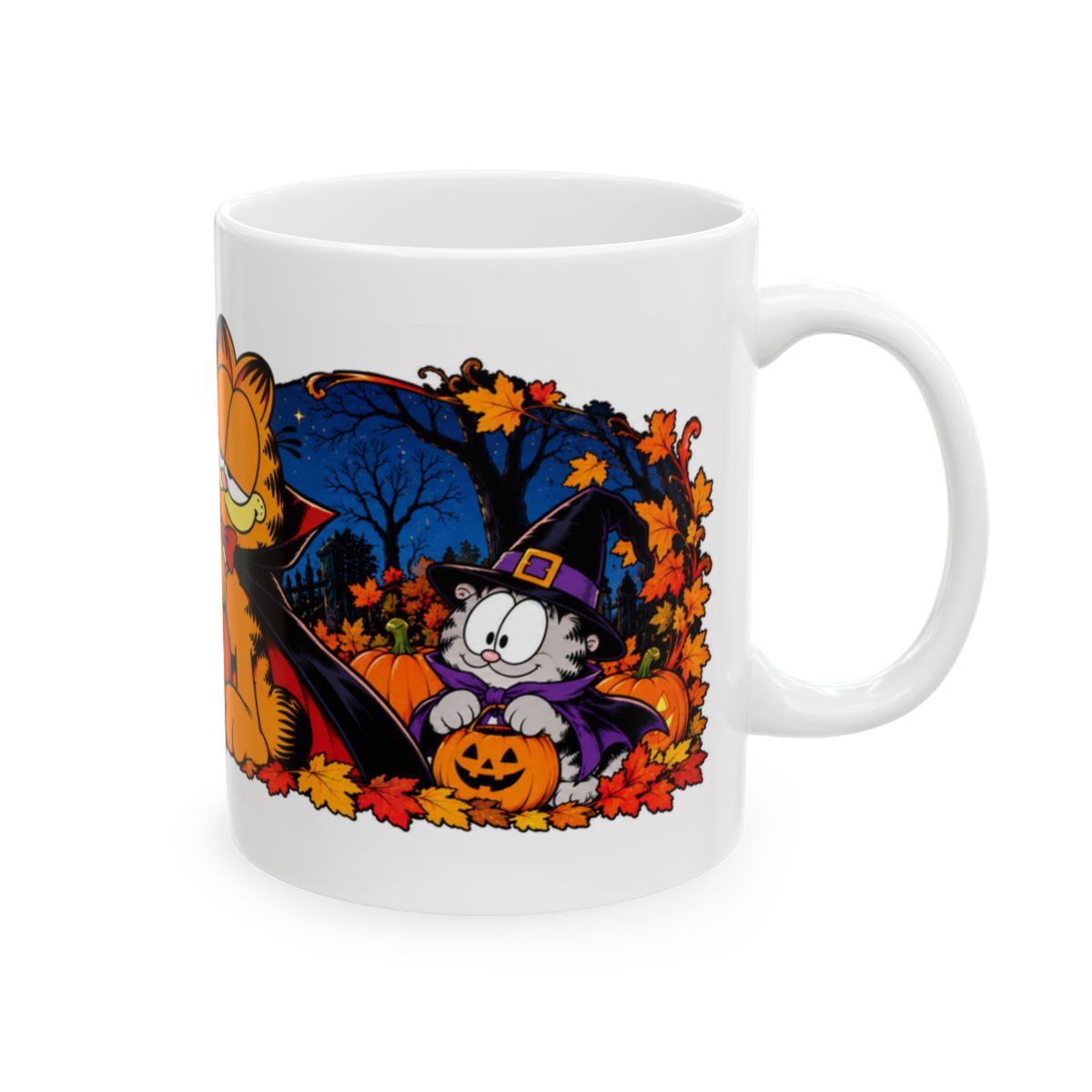 Garfield and Odie Halloween 11oz Mug