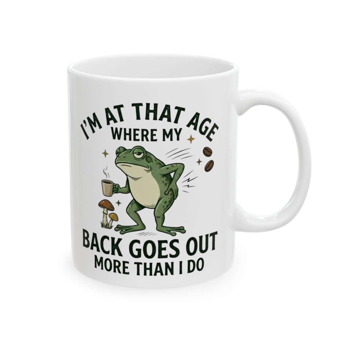 Getting Older Funny Frog 11oz Mug